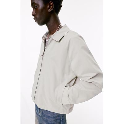 Cotton Jacket With Zipper