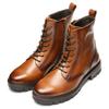 Schnürstiefelette ARA "CAMBRIDGE", Damen, Gr. 6,5, braun (cognac), Glattleder, unifarben, klassisch,elegant, Schuhe, Business Stiefel in Bequemweite G (= weit)