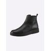 Stiefelette HEINE, Damen, Gr. 38, schwarz, Leder, Glattleder, modisch, Schuhe