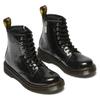 Schnürstiefel DR. MARTENS "8 Eye Boot ROMARIO", Kinder, Gr. 32, schwarz nebula glitter, Lackleder, Glitzer, klassisch, Schuhe, Kinderschuh, Freizeitstiefel mit zusätzlichem Innenreißverschluss