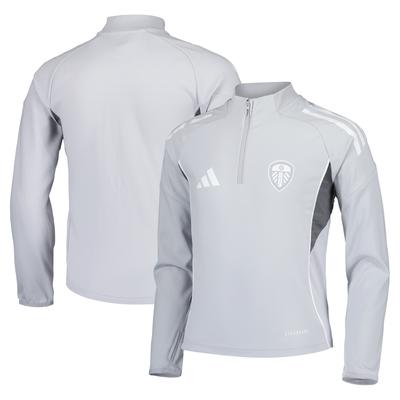 Leeds United adidas Trainingsoberteil – Grau – Kinder Image