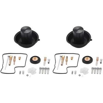2SET für STEED 600 SHADOW VLX600 VLX VT600 C Vergaser Reparatur Kit Membran Ventil Dichtung Rebuild Image