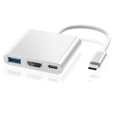 Usb c auf hdmi 4K Adapter, Typ c Hub auf hdmi Adapter Konverter mit usb 3.0 Anschluss und usb c Image