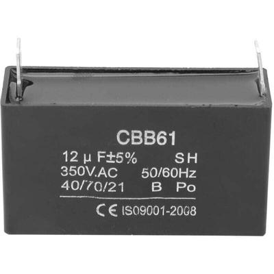 CBB61 Kondensator für Benzingenerator, Startkondensator für Klimaanlagenmotoren, 350 vac, 12 uf Image