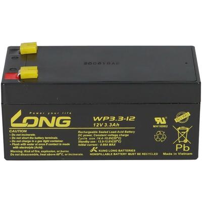 Kunglong - Bleiakku 12V 3,3Ah kompatibel CP3.2-12 wartungsfrei agm VdS Image