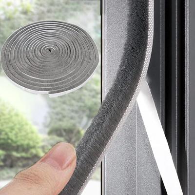 10 m graue, selbstklebende Schallschutz-Dichtungsstreifen für Türen und Fenster, 9 mm breit x 5 mm Image