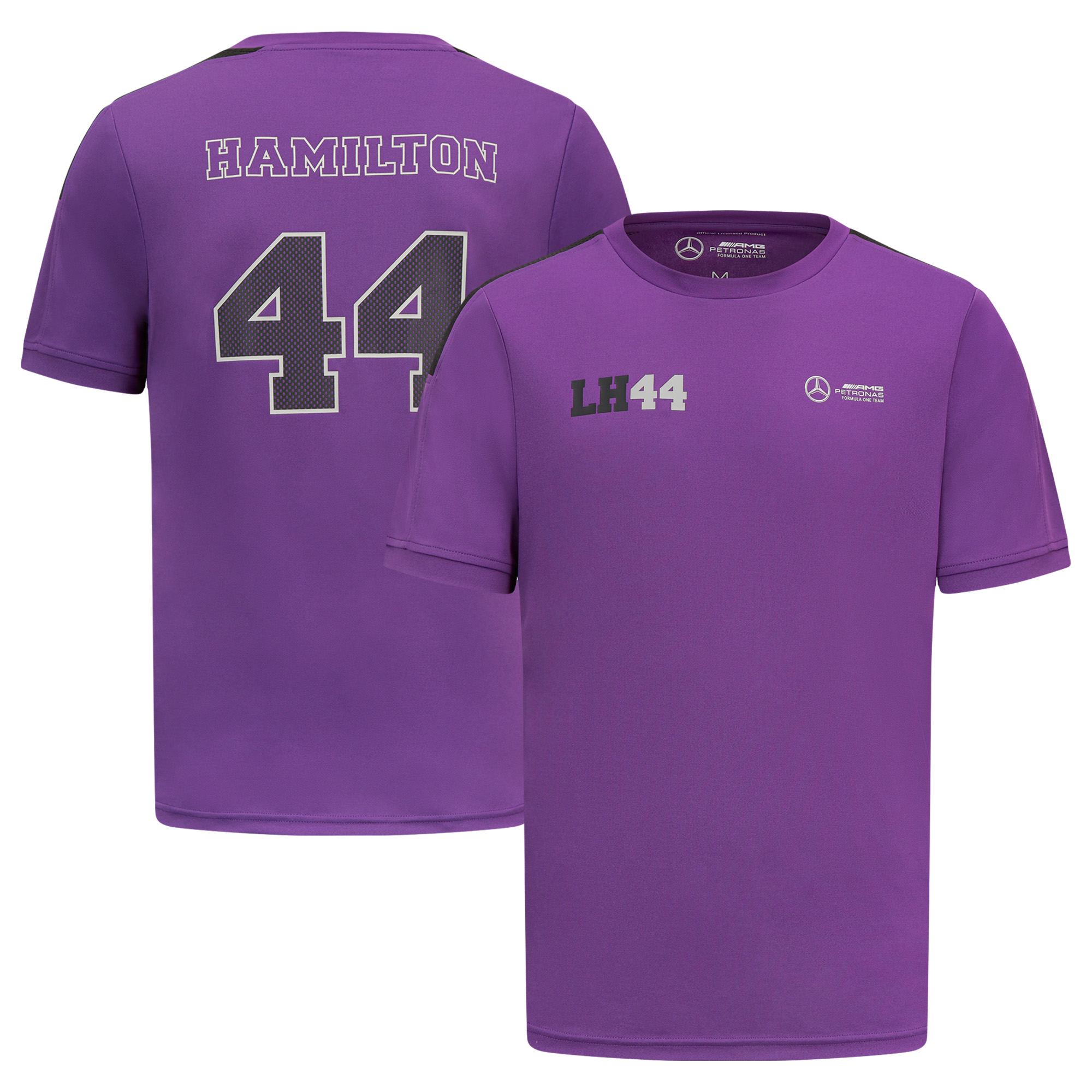 Mercedes AMG Petronas F1 Lewis Hamilton 44 Sport-T-Shirt Image