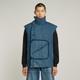 G Star Raw Mens G-star Raw Facetasm Unisex Padded Vest - Navy Cotton - Size Large | G Star Raw Sale | Discount Designer Brands