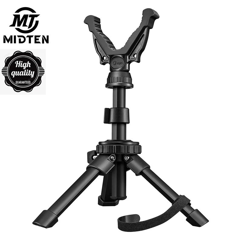 MidTen Für Stativ m lok Professionelle Mini Kamera Stick Jagd Teleskop Schießen Rest Stativ 5KG Last Aluminium V Yoke Stick Image
