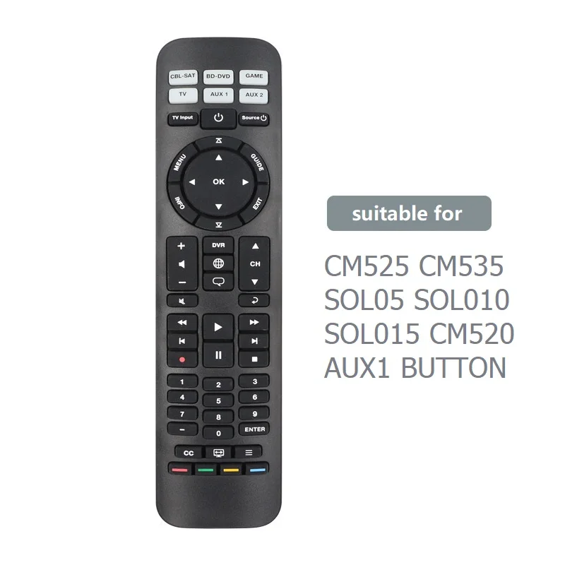 Fernbedienung passend für BOSE Audio Fernbedienung SOLO 10 15 CineMate 520 TV Heimkino Zubehör AUX1-Taste Image