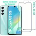 2 pezzi pellicola in vetro temperato HD per Samsung Galaxy A16 5G A56 A55 A36 A26 S14 A16 A05 A04s A10 A14 5G protezione schermo antigraffio