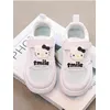 Kinder-Freizeitschuhe, Hello Kitty, PU-Leder, einfarbig, Sommerschuhe für Mädchen, atmungsaktiv, weich, dicker Boden, weiße Schuhe, Größe 24–40