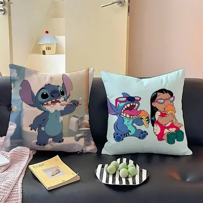 Niedlicher A-Stitch-S Kissenbezug, Kissen für Bezug, Heimdekoration, Wohnzimmer-Dekoration, Kissenbezüge Image