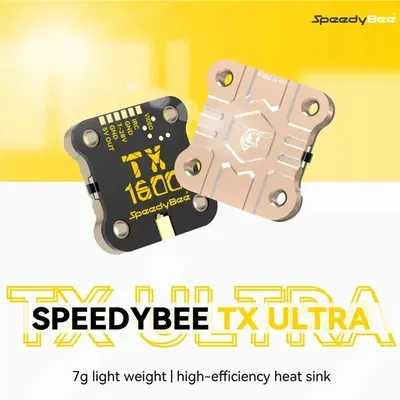 SpeedyBee TX ULTRA TX1600 5.8GHz 48CH 1.6W Transmission of FPV simulation images for aerial photography with a time traveling ma
