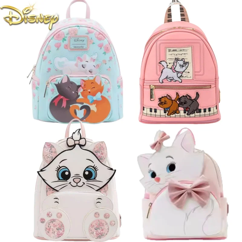 Neue Loungefly Disney Die Aristocats Schlafen Marie Toulouse Berlioz Mini Rucksack Student Tasche Mädchen Geschenke Nette Kinder Rucksack Image