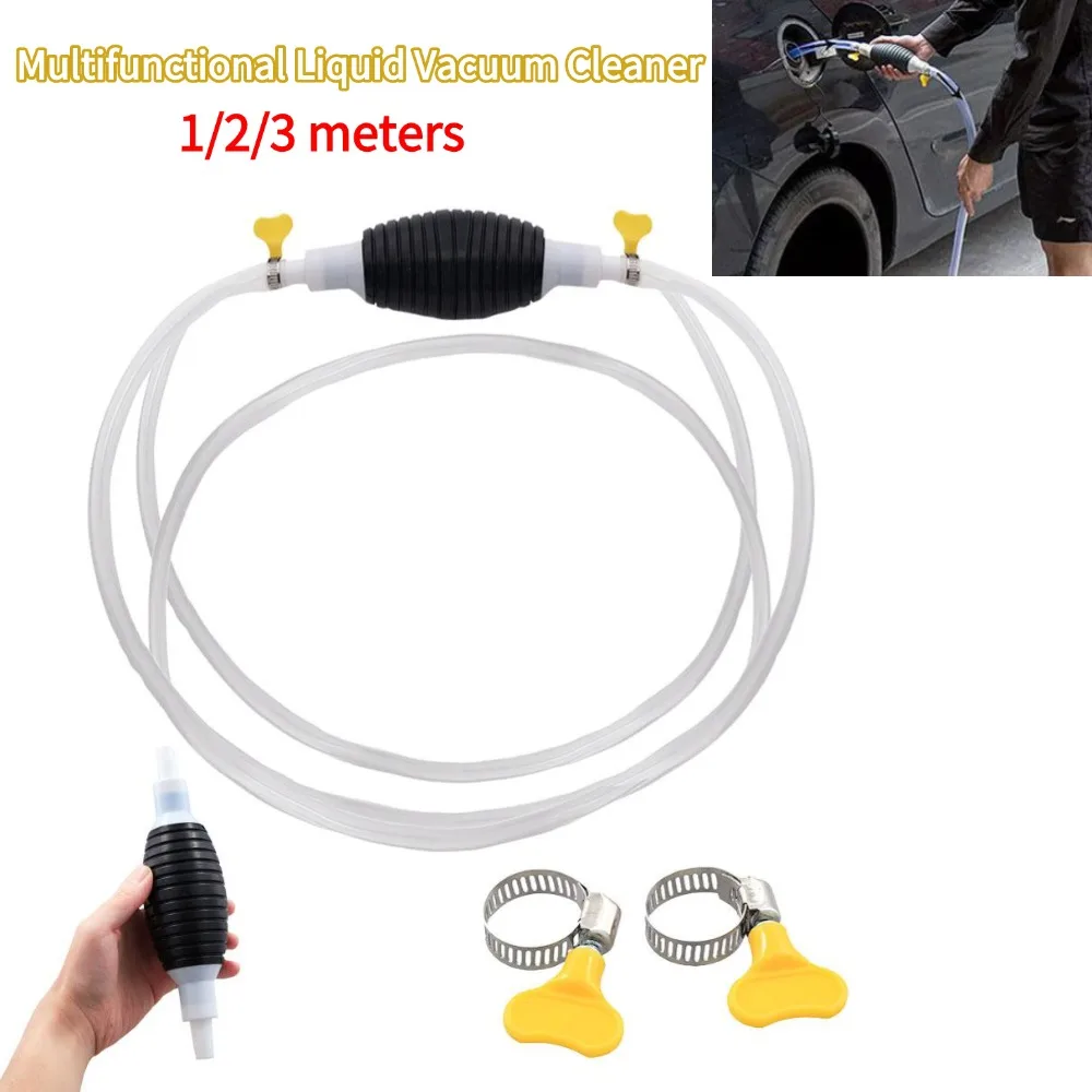 Universal Car Fuel Pump Hand Gas Oil Pump Manual Suction Pipe Pumping For Boat Liquid Petrol Pump Transfer Pump Fuel Pump