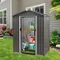 5 x 3 x 6 FT Outdoor Storage Shed, Metal Tool Shed Clearance Garden Steel Shed with Side Window and Lockable Door Waterproof To