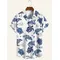 Camicia da uomo stampata con animali Camicia da uomo con risvolto moda estiva Tartaruga marina colorata Camicia da uomo stampata in 3D Top Manica corta casual