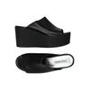 Steve Madden Damen Sandale, Gr. 37, schwarz, Leder