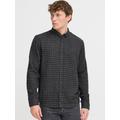 BLEND Langarmhemd Herren Regular Fit grau, XXL