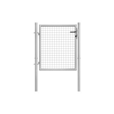 vidaXL Gartentor Verzinkter Stahl 105x125 cm Silbern Image