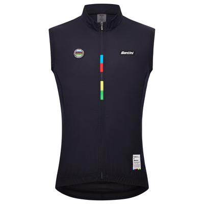Santini - UCI World Champion Wind Vest Mondo - Fahrradweste Gr L blau Image