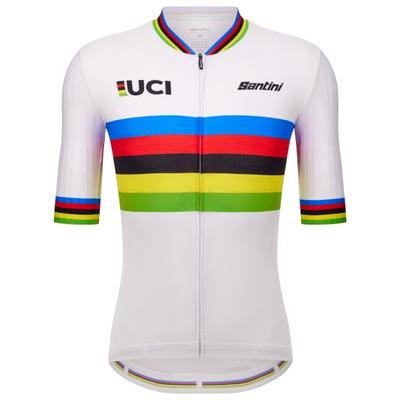 Santini - UCI World Champion Jersey - Radtrikot Gr XXL weiß Image