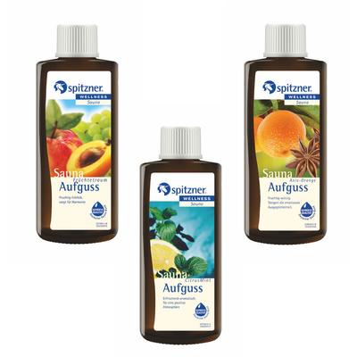 Set Saunaaufguss Früchtetraum Citrus Anis Orange 3 Düfte mit je 190ml - Spitzner Image