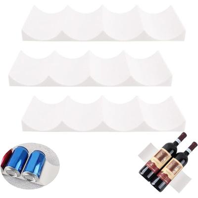Sollbry Stapelbares Weinregal, 3 Stück, rutschfeste Kunststoff-Flaschenhalter im europäischen Stil, Image