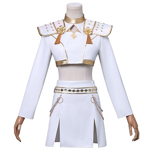 Von koreanischen Idolen inspiriert Idol Popstar Kostüm Festkleidung Virtuelles Idol for Damen Erwachsene Halloween Karneval Leistung Comic-Konzert Anime Expo Image