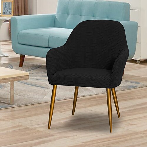 5x5 Gitter Stuhlbezug für hohe Armlehnen - dehnbarer Schonbezug für Sessel, langlebig stilvolle Passform für Wohnzimmermöbel Image