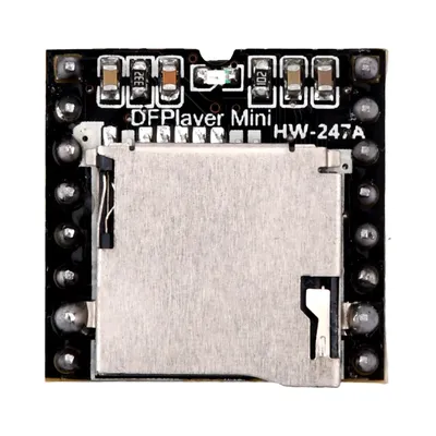 Dc 3,3 V-5V df player mini mp3 player modul v3.0 16p tf karte u disk df player audio sprach modul platine für arduino Image