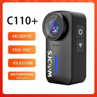 5G Wifi Sport C110 Action Camera 4K EIS Bicycle Helmet Motorcycles Cycling Monitoring Device Waterproof 2.4G WiFi Sport Cam