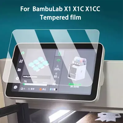 Tempered glass film 9H Screen protector for BambuLab X1 X1C X1CC 3D printer