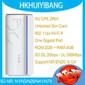 Prezzo basso Modem domestico 5G ZR01 UDX710 Dual Band Wi-Fi 6 AX1800 Router Gigabit wireless con slot per scheda SIM 5G 4G LTE CPE 2.4/5GHz