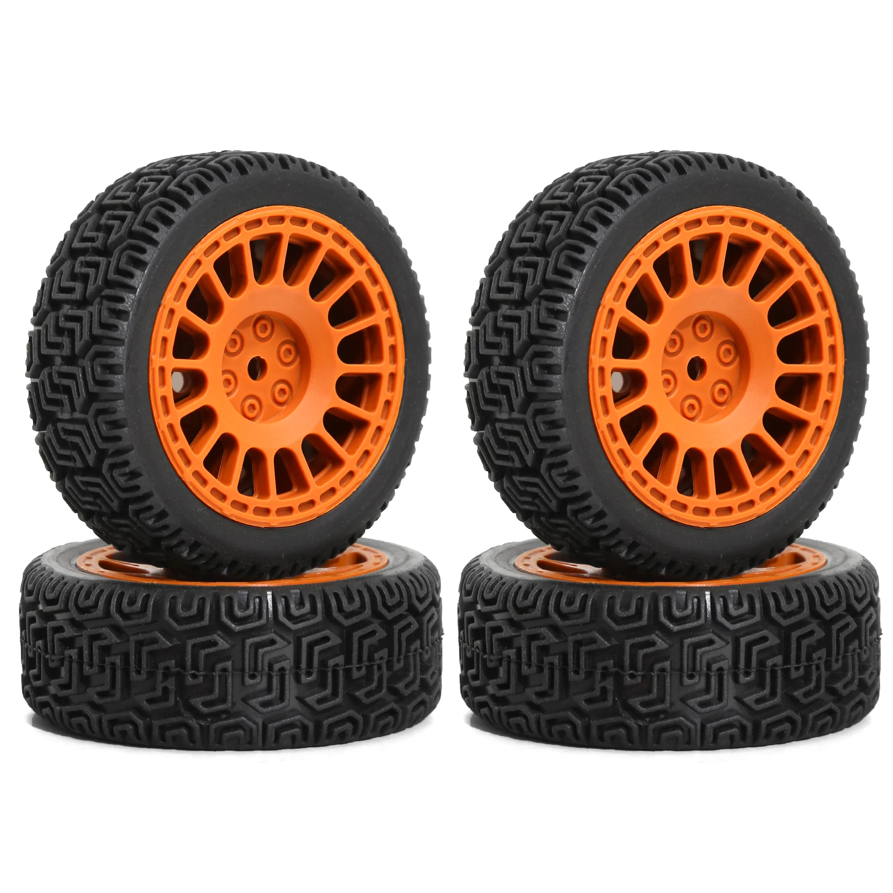 12 mm Sechskant-RC-Rad und Gummireifen Außendurchmesser 68 mm für Tamiya TT01 TT02 XV01 HSP HPI Kyosho Traxxas WLtoys 1/10 1/12 On-Road-Tourenwagen