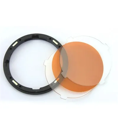 Godox AK-R16 Magnetic Mount Diffuser Plate with V-11C / V-11T Color Effect Gel Set for Godox V1 Series Flash Light Speedlite