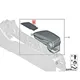 Auto Bracciolo di Controllo Centrale Box Pad In Gomma 51169387378 Per BMW X1 F48 F49 2016+ X1 F3917-23 F45 F46 Scatola di Immagazzinaggio Pad