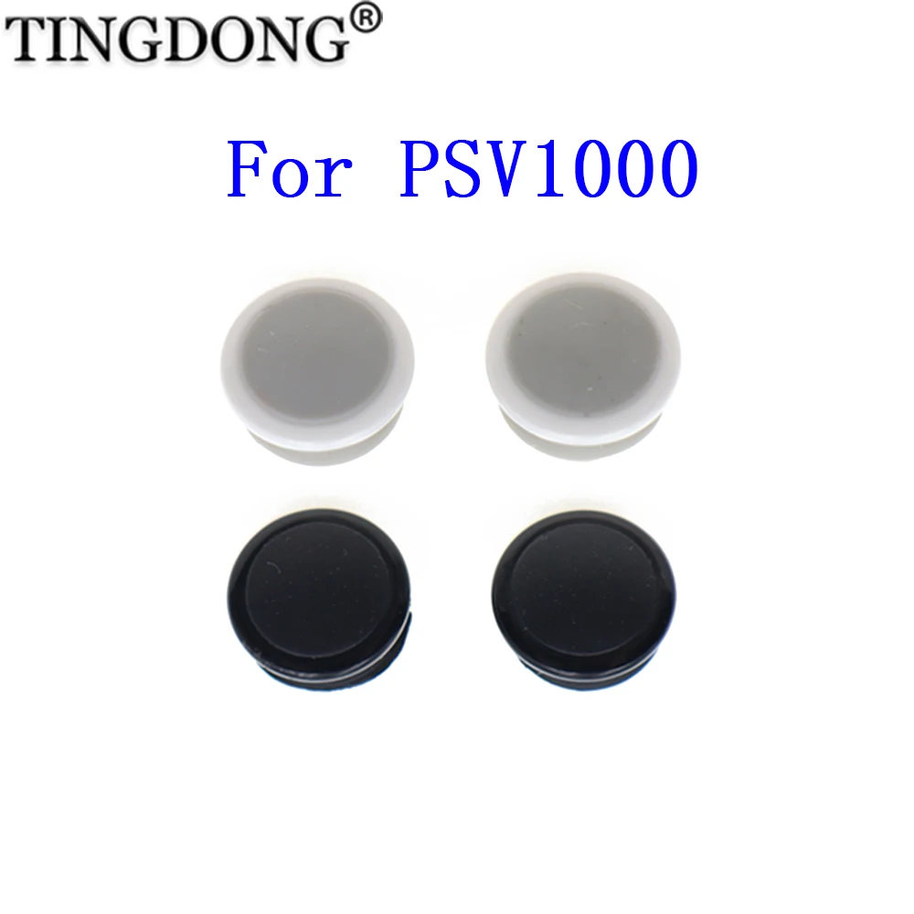 2 stücke FÜR PSV 1000 weiß schwarz 3D Analog Joystick kappe Für PSV1000 Taste Joystick Rocker kappe Für Psvita 1000 PSV 1000 Image