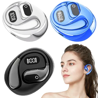 AI-Übersetzer-Ohrhörer, 138 Sprachen, Bluetooth-kompatibles 5.3-Übersetzergerät, intelligenter Sprachübersetzer für Sport, Geschäftsreisen Image