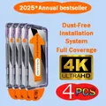 4 pezzi in vetro temperato Ultra HD per IPhone 17 Promax 16 15 14 Plus 11 Promax 9H durezza protezione schermo 13 Promax 12 Mini XR XS X