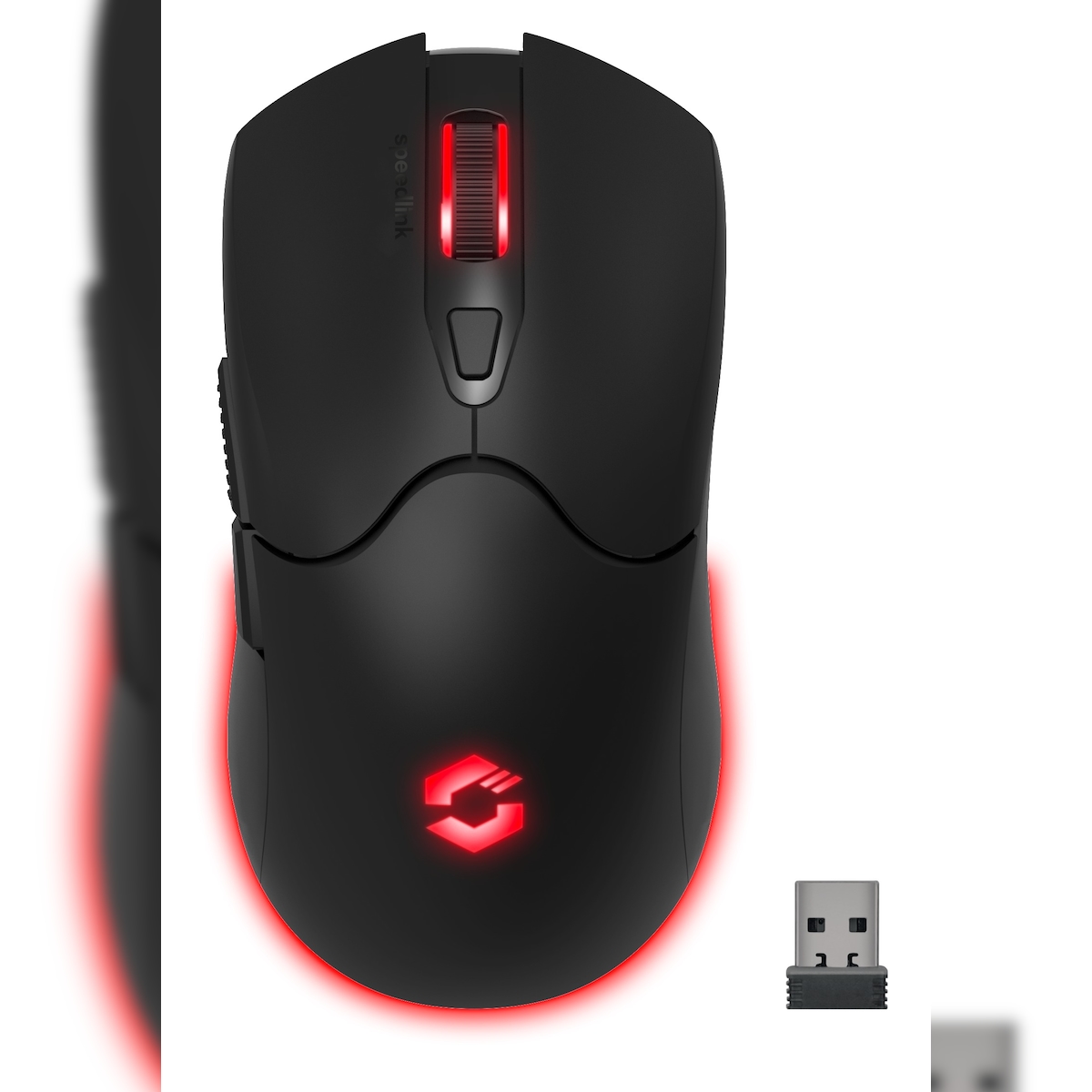 SPEEDLINK VELOX Wiederaufladbare RGB Maus - Kabellos, schwarz Image