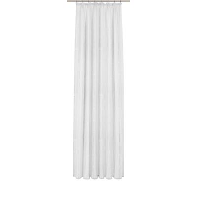 Gardine WIRTH, weiß (sanftes weiß), B:450cm H:225cm, Polyester, Gardinen, Fertig-Store mit FB 1:3 nach Maß Image