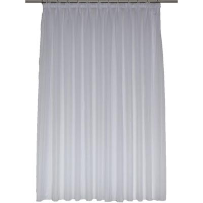 Gardine WIRTH "Gerty", weiß, B:800cm H:295cm, Polyester, Gardinen, Fertig-Store mit FB 1:3 nach Maß Image