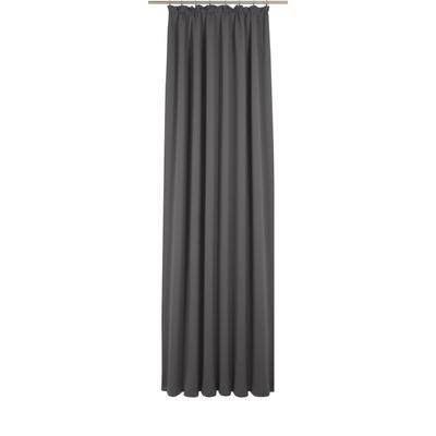 Vorhang WIRTH "Newbury", grau, B:130cm H:305cm, Baumwolle, Polyester, Gardinen, nach Maß Image