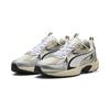 Sneaker PUMA "Milenio Tech Sneakers Erwachsene", Gr. 48, weiß (warm weiß silber metallic), Obermaterial: Textil, Synthetik; Futter: Textil; Innensohle: Textil; Laufsohle: Gummi, Schuhe