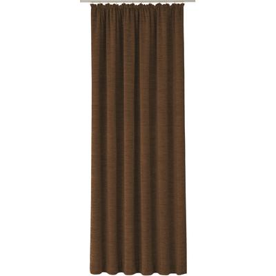 Vorhang WIRTH "Trondheim B", braun (schoko), B:132cm H:355cm, Polyacryl, Gardinen, nach Maß Image