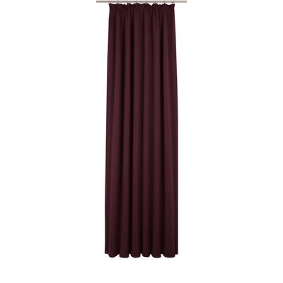 Vorhang WIRTH "Newbury", lila (aubergine), B:130cm H:245cm, Baumwolle, Polyester, Gardinen, nach Maß Image