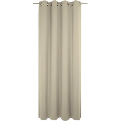 Vorhang WIRTH "Newbury", grau (taupe), B:130cm H:245cm, Baumwolle, Polyester, Gardinen, nach Maß Image