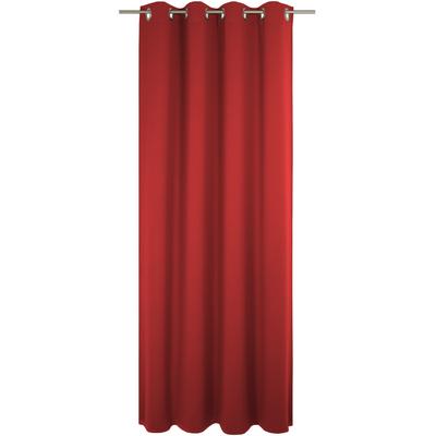 Vorhang WIRTH "Newbury", rot, B:130cm H:235cm, Baumwolle, Polyester, Gardinen, nach Maß Image